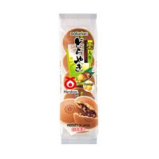 Shirakiku Marukyo Dorayaki - Chestnut (Baked Red Bean Cake) 10.23oz(290g) 5 Pieces, 시라키쿠 마루쿄 도라야끼 - 밤 10.23oz(290g) 5개입