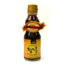 Haioreum 100% Pure Sesame Oil 6.2oz(185ml), 해오름 황금빛 참진한 참기름 6.2oz(185ml)