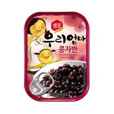 Sempio Braised Black Beans in Soy Sauce 2.4oz(70g), 샘표 우리엄마 콩자반 2.4oz(70g)