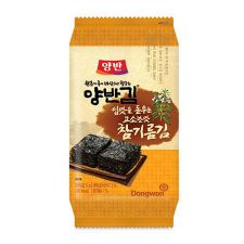 Dongwon Yangban Sesame Oil Seasoned Laver 0.18oz(5g) x 9 Packs, 동원 양반김 참기름김 0.18oz(5g) 9팩