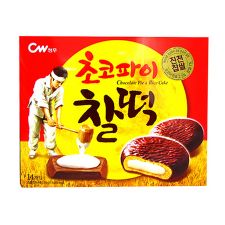 Chung Woo Chocolate Pie & Rice Cake 9.1oz(258g), 청우 초코파이 찰떡 9.1oz(258g)