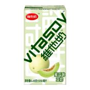 Vitasoy Melon Flavored Soy Drink 8.45 fl.oz(250ml) 6 Packs, Vitasoy 메론맛 두유 8.45 fl.oz(250ml) 6 Packs,  維他 蜜瓜味豆奶 8.45 fl.oz(250ml) 6 Packs
