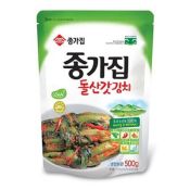 Chongga Pickled Mustard Leaves and Stems Kimchi (Dolsan Kat Kimchi) 17.6oz(500g), 종가집 돌산 갓김치 17.6oz(500g)